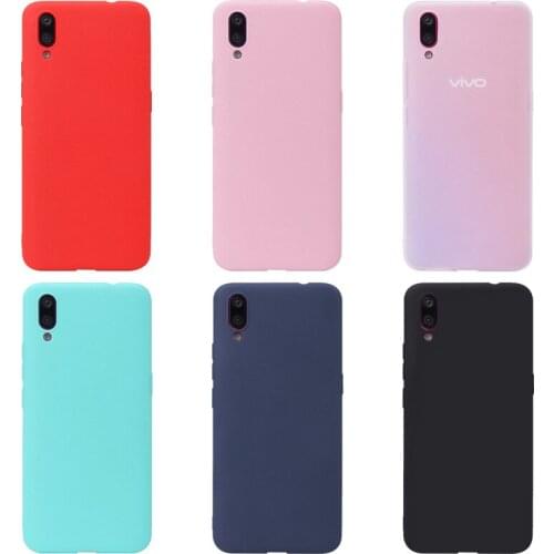 10pcs Candy Color Soft TPU Skin Cover For VIVO X30 PRO V17 U10 Y11 Y90 Y91C NEX 3 IQOO NEO S1 Matte Ultra Slim Shockproof Case