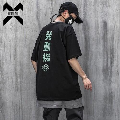 11 BYBBS DARK Hip Hop T-Shirt Men 2021 Summer Creative Print Embroidery Tshirts Men Tops Tees White Black WB126