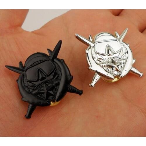 2PCS UNITED STATES ARMY SPECIAL OPERATIONS DIVING SUPERVISOR BADGES PINS MILITARY INSIGNIA BROOCHES