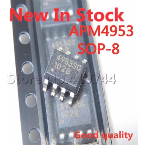 5PCS/LOT 4953 APM4953 SOP-8 SOP8 LCD power supply MOS field effect tube chip IC In Stock new original