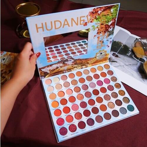 63 Colors Shimmer Matte Eyeshadow Palette Glitter Eye Shadow Pallete Makeup Palette Metallic Shine Pigmented Waterproof Cosmetic