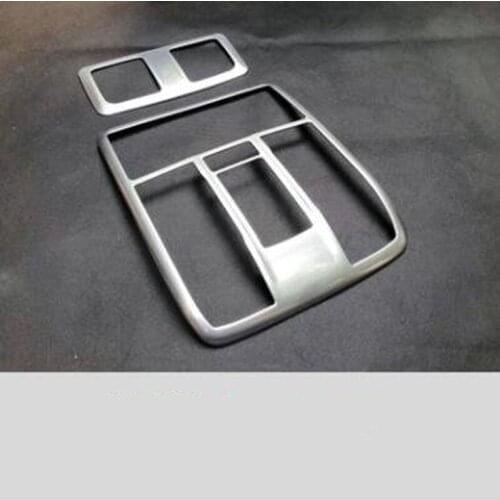 For Mazda CX-5 2015 2PCS High Quality ABS Chrome Car Interior Roof Dome Lamp Reading Light Cover Trim Car Styling Accessories