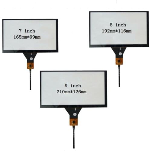 On-board DVD navigation 7 inch 8 inch 9 inch android built-in capacitive touch screen 6 pin /GT911 free delivery