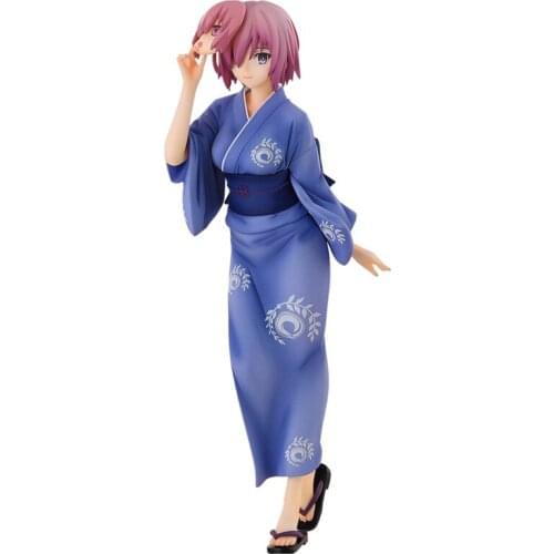 Fate Grand Order Matthew Kyrielite Shielder Mash Kyrielight Yukata 21CM Sexy girl Figure PVC Action Figure Collection Model Doll