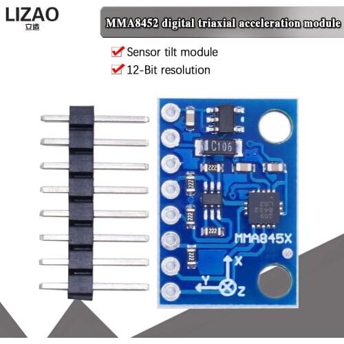 GY-45 MMA8452 Module Digital Triaxial Accelerometer High-precision Inclination Module