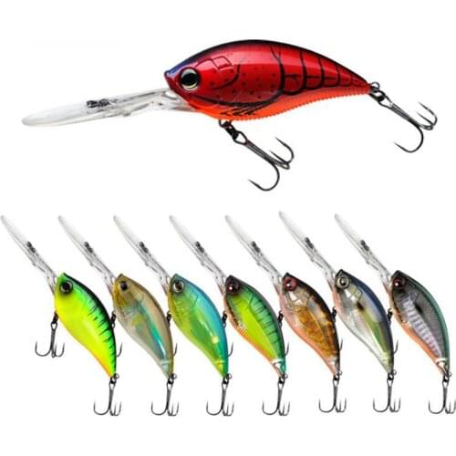 Crankbait Fishing Lure 21g&22.5g Artificial plastic Hard Bait 14Color wobbler Minnow Quality Professional Depth 2.0-2.5m 3D Eyes