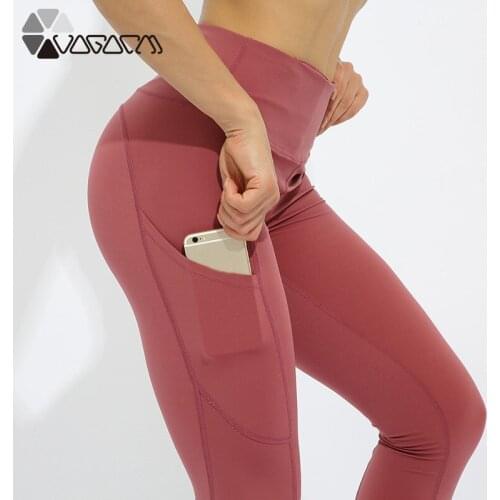 Seamless Women Yoga Pants Pocket Leggings Push Up Buttocks Elastic High Waist Tights Gym Clothing Jogging Leggins Female Legins