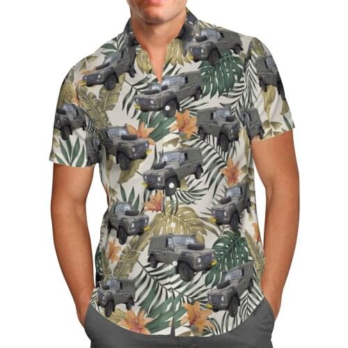 Love Car 3D Beach Hawaii Summer 2021 Shirt Short Sleeve Shirt Mens Streetwear Oversized 5XL Camisas De Hombre Blusa Masculina-0
