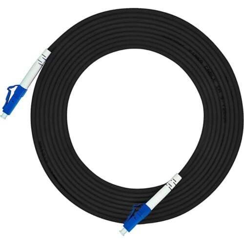 98FT Outdoor Armored 30Meters LC-LC Simplex 9/125 OS1 Single-mode Fiber Optic Cable Patch Cord Jumper LC TO LC LC/PC-LC/PC