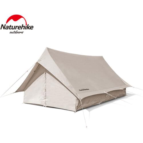 Naturehike Extend 5.6 3-4 Cotton Eaves Person Tent Rectangle Big Space Tent Waterproof Hiking Picnic Outdoor Explore Tent