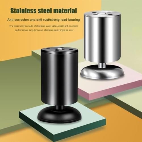 Adjustable Cabinets Legs Sofa Support Sofa Legs Replacement Furniture Feets Stainless Steel Furniture Feet Thickening