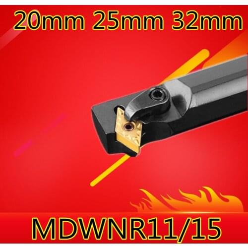 Angle 62.5 1PCS S20R-MDWNR11 S25S-MDWNR15 S32T-MDWNR15 S40T-MDWNR15 MDWNL15 20mm 25mm 32mm Right/Left CNC Turning Lathe tools