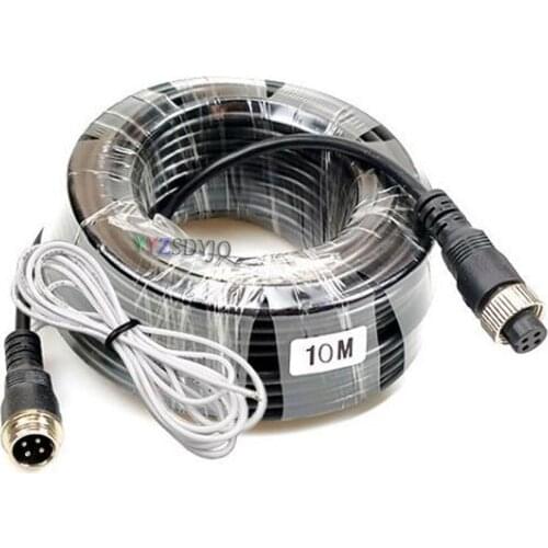 Surveillance Video Recorder Connection Line with trigger aviation line blind area image For Truck Car