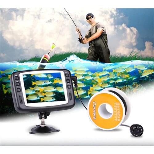 Visual Boat Fishing Finder with Underwater Camera 3.5 Inch Color LCD Monitor 15m Cable