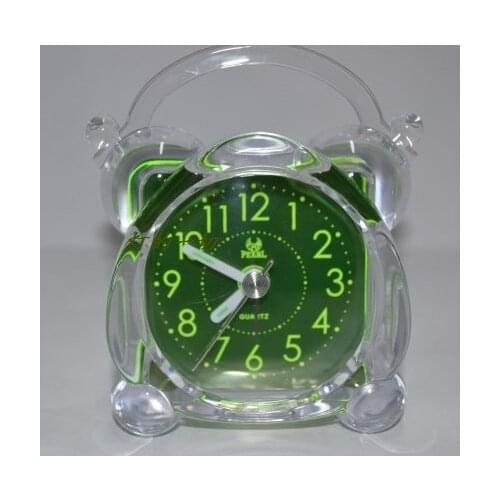 Green mini fashion classical table alarm clocks desk bell ring alarm clock for promotion gifts for home decoration