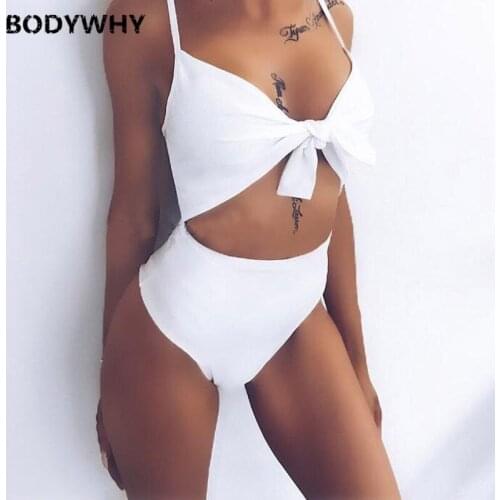 2020 New Women One Piece Bikini Lady Black/White Push-up Bra Swimsuit Bathing Womens Swimming Suit Swimwear Beachwear Clothing