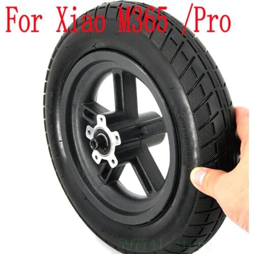 10 Inch 10x2 Inflatable Wheel Tire 10x2-6.1 Thickening Inner Outer Tyre with Alloy Rim for Xiaomi Mijia M365 Electric Scooter