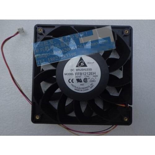 Delta Electronics FFB1212EH -SM00 DC 12V 1.74A 120x120x25mm 3-wire Server Cooling Fan