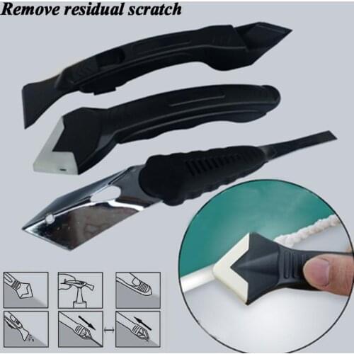 3PCS/Set Angle Scraper Glass Glue Blade Adhesive Residue Scraper Seam Repair Tool Remove Residual Scratch