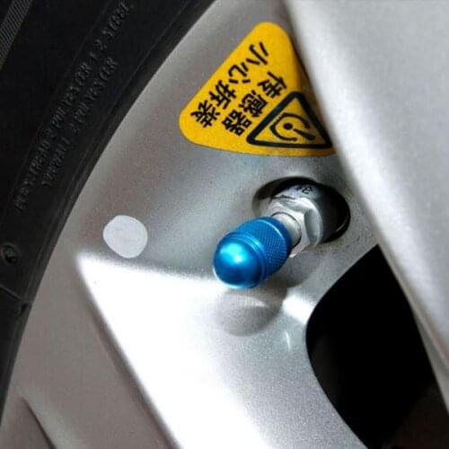 4pcs MagiDeal Bullet Style Rim Valve/Wheel Air Port Cover Stems Cap Blue