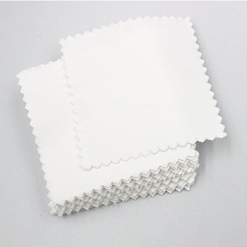 50pcs/Pack Polish Cleaning Polishing Cloth With Package Cleaning Cloth Wiping Cloth Of Jewelry