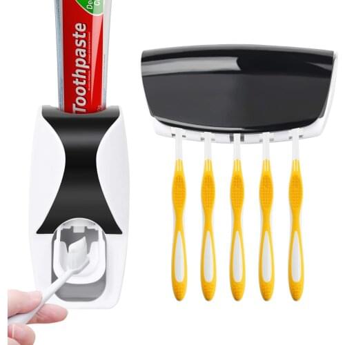 Toothbrush Holder Automatic toothpaste holder squeezer Set toothpaste squeezer Things Bathroom Accessories Toothpaste Dispenser