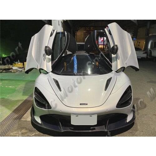 Car Accessories Dry Carbon Fiber VS SVT Edition Style Front Lip Fit For 2018-2020 720S Front Lip