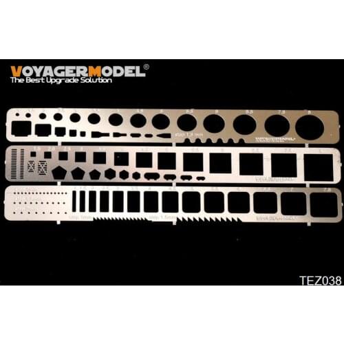 KNL HOBBY Voyager Model TEZ038 metal engraved template 9