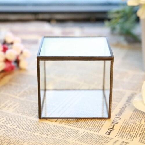 Creative glass flower room Micro landscape flower pot Home garden decoration New succulent bonsai container