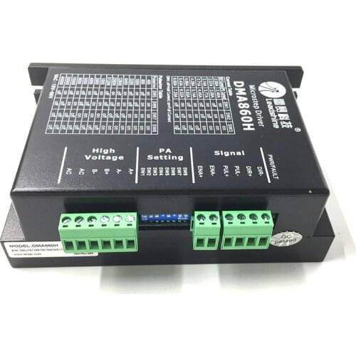 Leadshine DMA860H Microstep Driver 2 phase CNC Stepping Drive 2.4~7.2A 36~80VDC Match Nema34 42 Motor Brand New