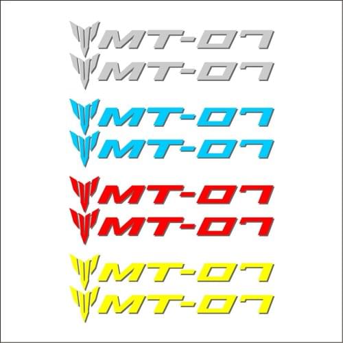 Motocycle Stickers MT Decals Ordinary Lettering Sticker For Yamaha MT-07