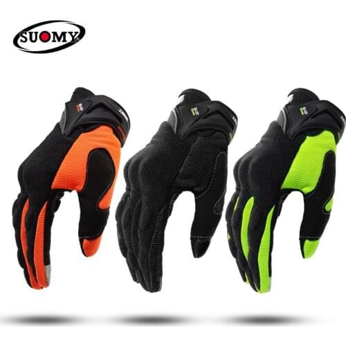 Motorcycle Drop-Resistant Non-Slip Breathable Riding Racing Motorcycle Full Finger Gloves Men Summer Knight Equipment