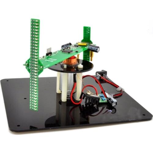 DIY Biaxial Spherical Rotation Kit 16 LED POV Rotating clock parts + TTL Serial Downloader