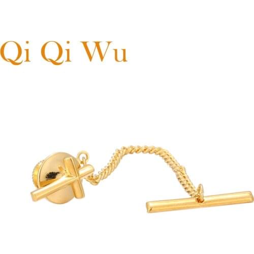 New Golden Cross Locking Tie Tack for Mens Elegant Knot Men Tie Tack Guard Backs Clutch for Clothing Wedding Gifs for Guets
