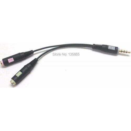 Original PCV 05 Combo Audio Adapter Stereo jack plug for Senn-heiser PC 151 PC 310 PC 320 PC 330