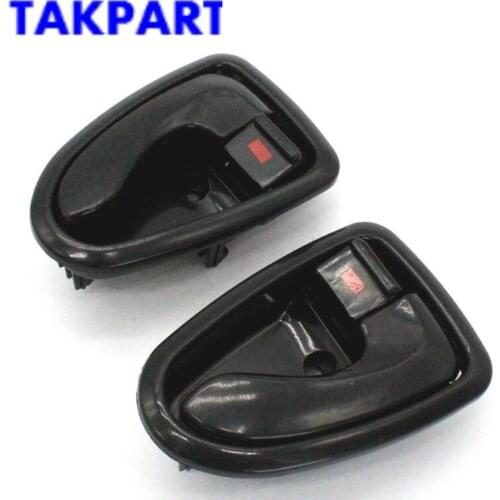 TAKPART INSIDE INNER DOOR HANDLE FOR Hyundai ACCENT 00-06 driver left side fit Front Rear