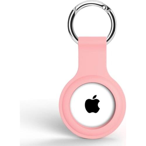 Silicone Protector Cover with Keychain Anti-scratch Sleeve for Apple Airtag Tracking Device Protective Case Shell For Airtags