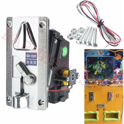GD-100F New Multi Coin Acceptor Electronic Roll Down Coin Acceptor Selector Mechanism Vending Machine