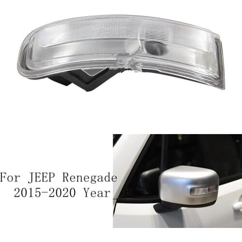 For JEEP Renegade 2015-2020 Mirror Side Front Turn Signal Width Lamp Cover Without Bulb