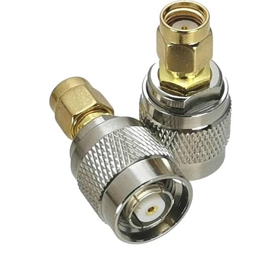 1Pcs RP-SMA RPSMA Male jack to RP-TNC RPTNC Male jack RF Adapter Connector Coaxial High Quanlity