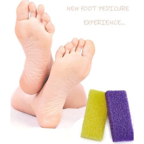 2pcs PU Scrub Pedicure/foot Nail File Buffer Polish Dead Skin Pedicure Exfoliating Foot Care Foot Stone Disposable Manicure Tool