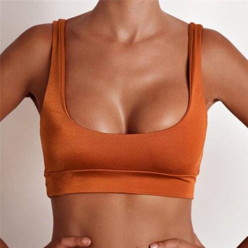 2021 Summer Sexy Women Solid Straappy Tank Top Vest Crop Top Sleeveless Beach Womens Sports Vest