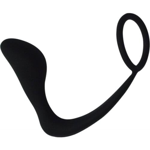 Men Butt Anal Plug Prostate Massager Male Masturbation Delay Ejaculation Sex Toys For Men Gays Silicone Single Double Cock Ring