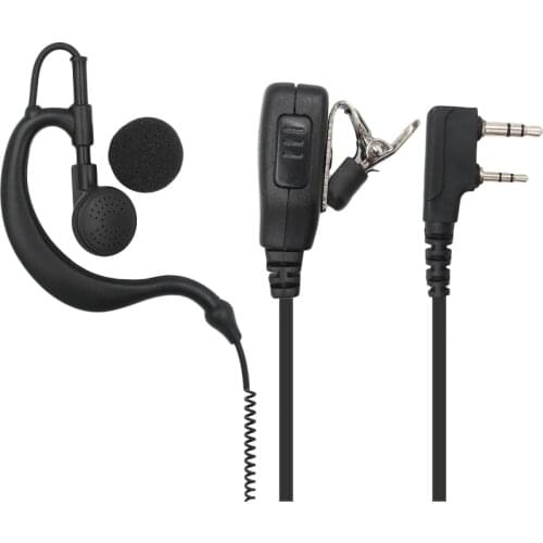 Baofeng radio uv-5r ptt secure bf-888s earpiece microphone for spy security guard police walkie talkie noise canceling headset