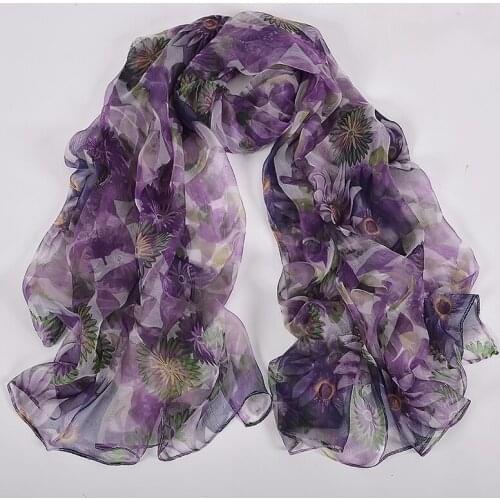 [BYSIFA] Spring Silk Scarf Beach Shawl For Ladies 2020 New Luxury Brand Long Scarves Wine Red Silk Scarf Cape Femmes Foulard