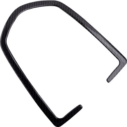 DWCX Black Carbon Fiber Car Interior Reading Light Frame Trim Cover Fit For Porsche Macan 2015 2016 2017 2018 Accessories