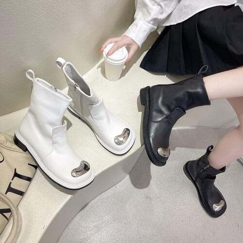 British Style Nice New Martin Boots Short Boots Womens Boots Bare Boots Low Heel Thick Boots Chelsea Boots Womens Shoes