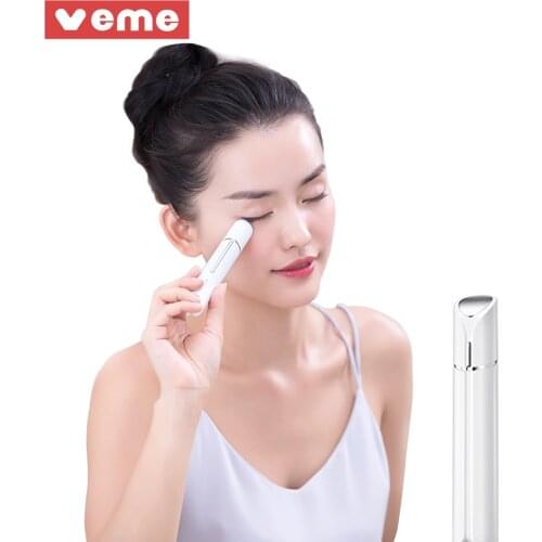 Veme Electric Eye Face Massager Vibration Anti-Ageing Eye Wrinkle Massager Dark Circle Removal Portable Beauty Care Pen Massage