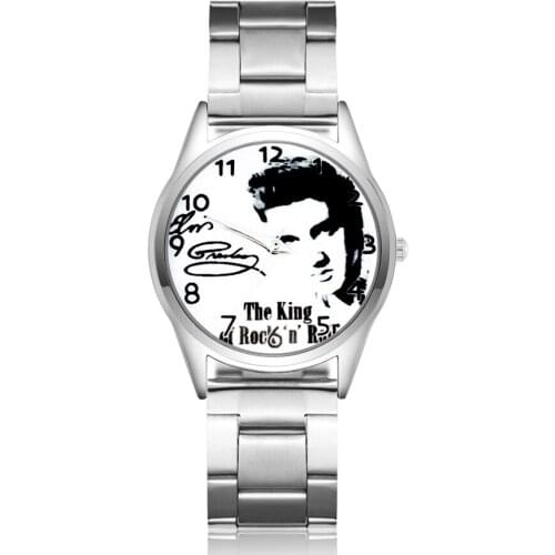 Cute Cartoon pretty Elvis style Childrens Watches Womens Student Girls boys Quartz Metal steel Wrist Watch JC53