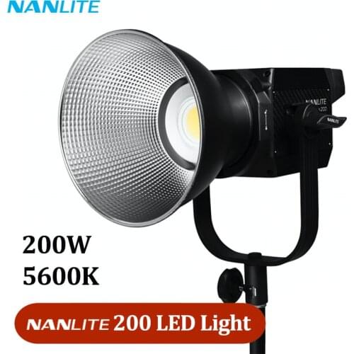 Nanguang Nanlite 200W COB LED Monolight Light Mount 5600K Photography lighting Outdoor Video Photo 200 Camera Studio Lamp
